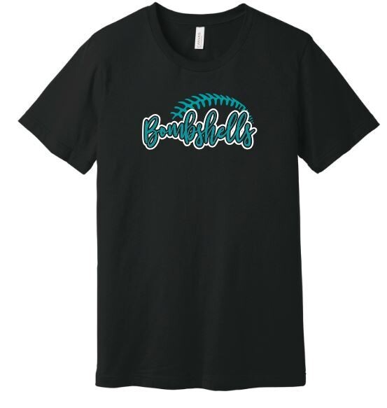 Bombshells Teal/White