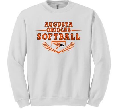 Augusta Orioles Softball 2024 Sweatshirt (Crew and Hood)