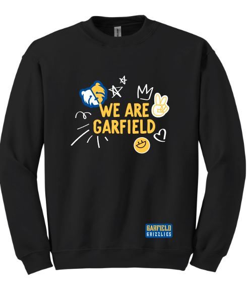 WE ARE GARFIELD (25/26) Crew Neck/ Hooded Sweatshirt *See notes*