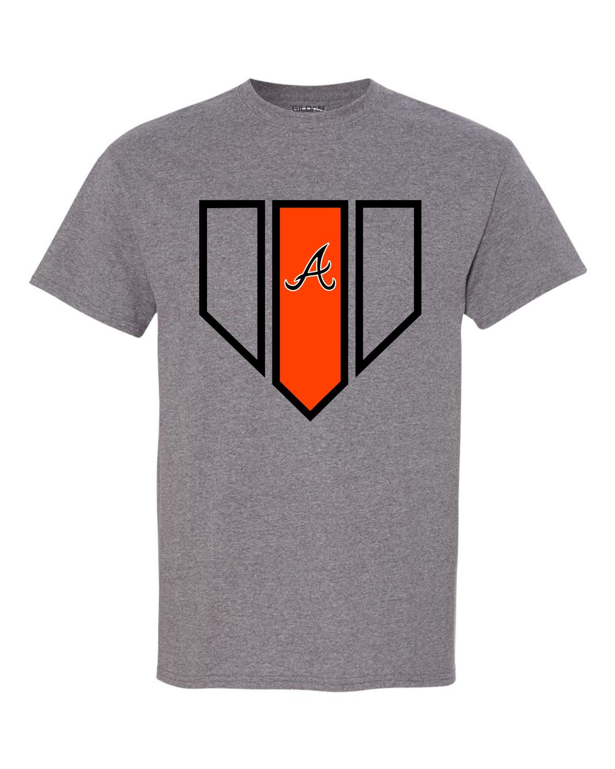 Baseball Plate with A AHS Orioles Baseball 2025
