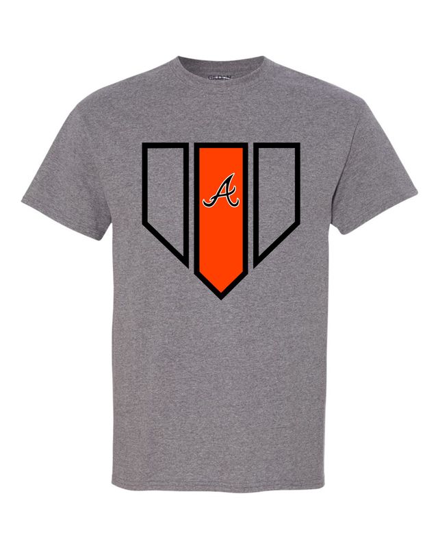 Baseball Plate with A AHS Orioles Baseball 2025