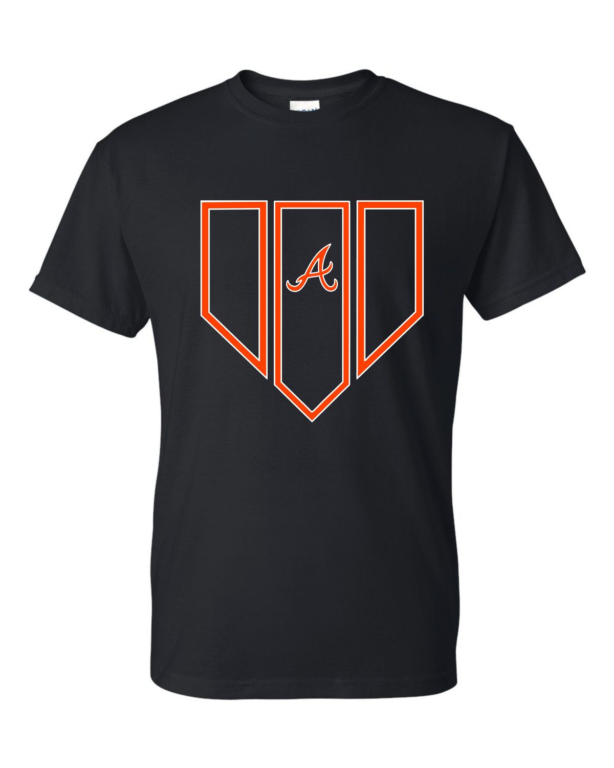 Orange Plate w/ &#39;A&#39; AHS Orioles Baseball 2025