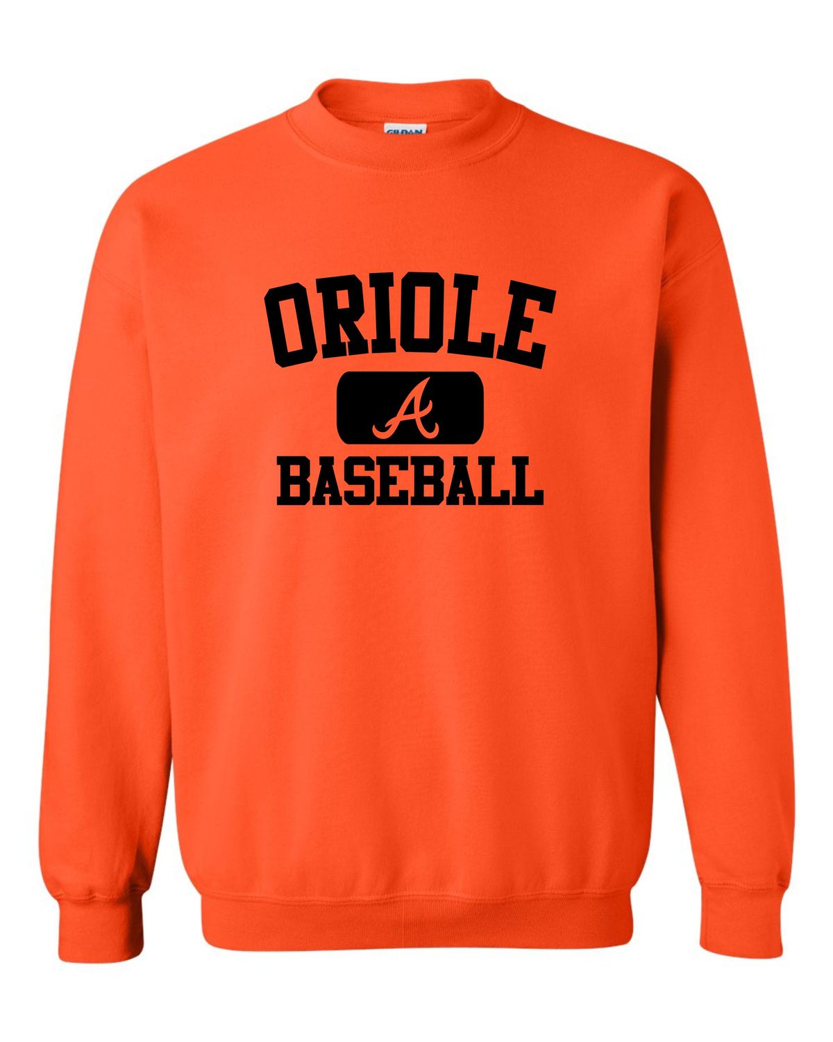 Black AHS Orioles Baseball 2025 Sweat Shirt/ Hoodie