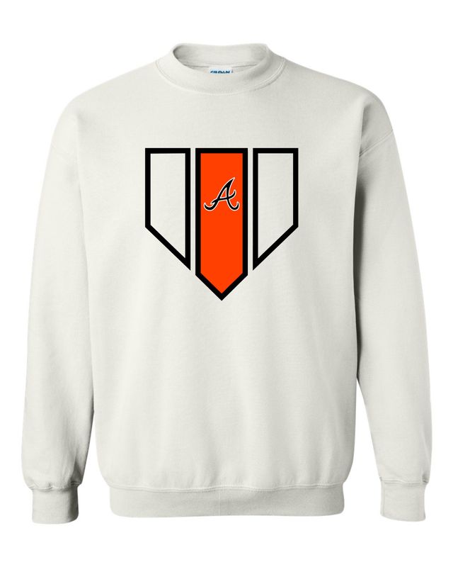 Baseball Plate with A AHS Orioles Baseball 2025 Sweatshirt