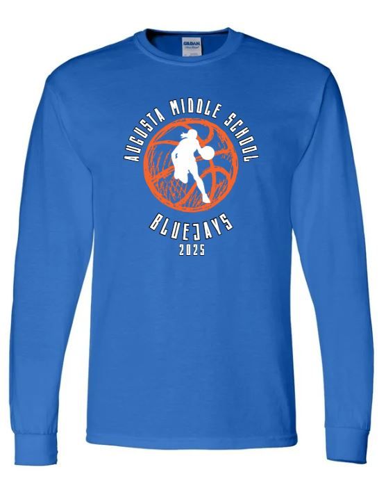 2025 Lady Bluejay Basketball AMS (Short / Long Sleeve)