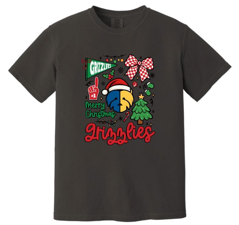 Garfield Grizzlies Christmas 2025  (Basic Tee/ Long sleeve)