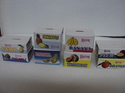 DOLLHOUSE FRUIT BOXES(EMPTY)
7-PC SET