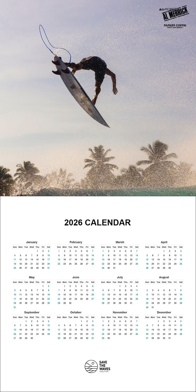 PRO SURF 2025 CALENDAR