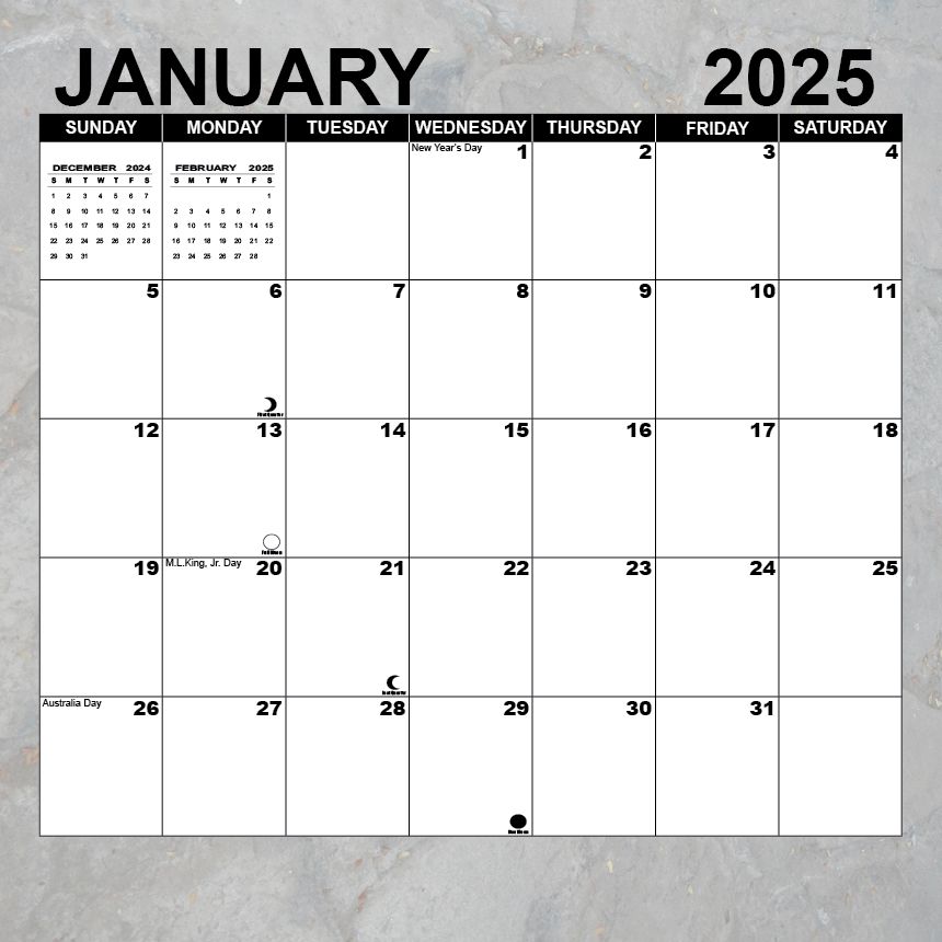 SKATEboarding 2025 CALENDAR