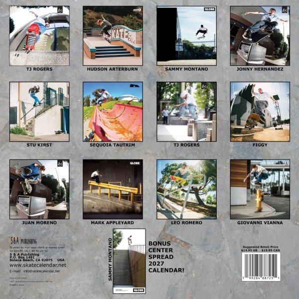 SKATEboarding 2026 CALENDAR