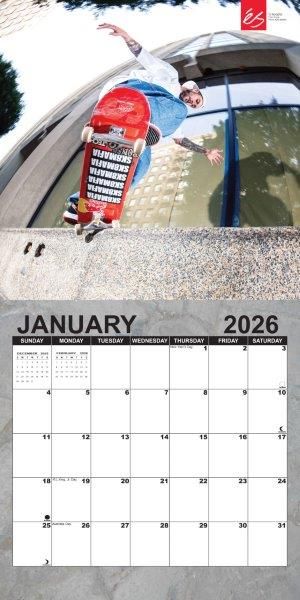 SKATEboarding 2026 CALENDAR