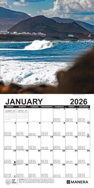 GLOBAL SURF 2026 SOUTHERN CALIFORNIA TIDE CALENDAR