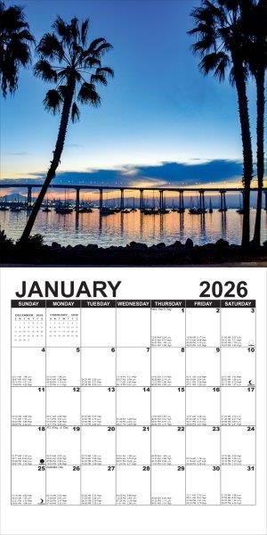 SAN DIEGO TIDE 2026 CALENDAR
