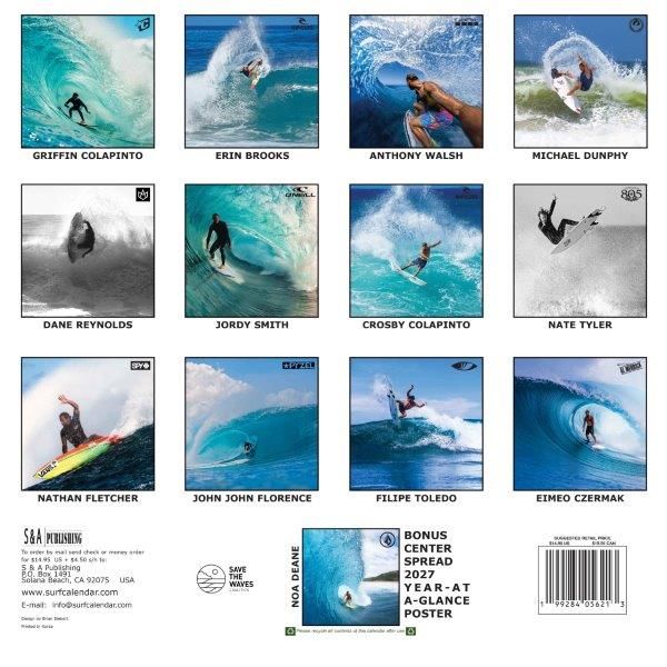 PRO SURF 2026 CALENDAR