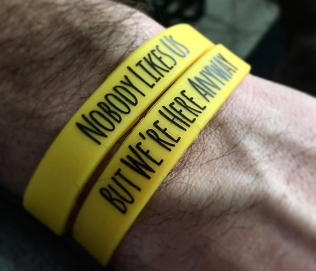 Nobody Likes Us Wristband