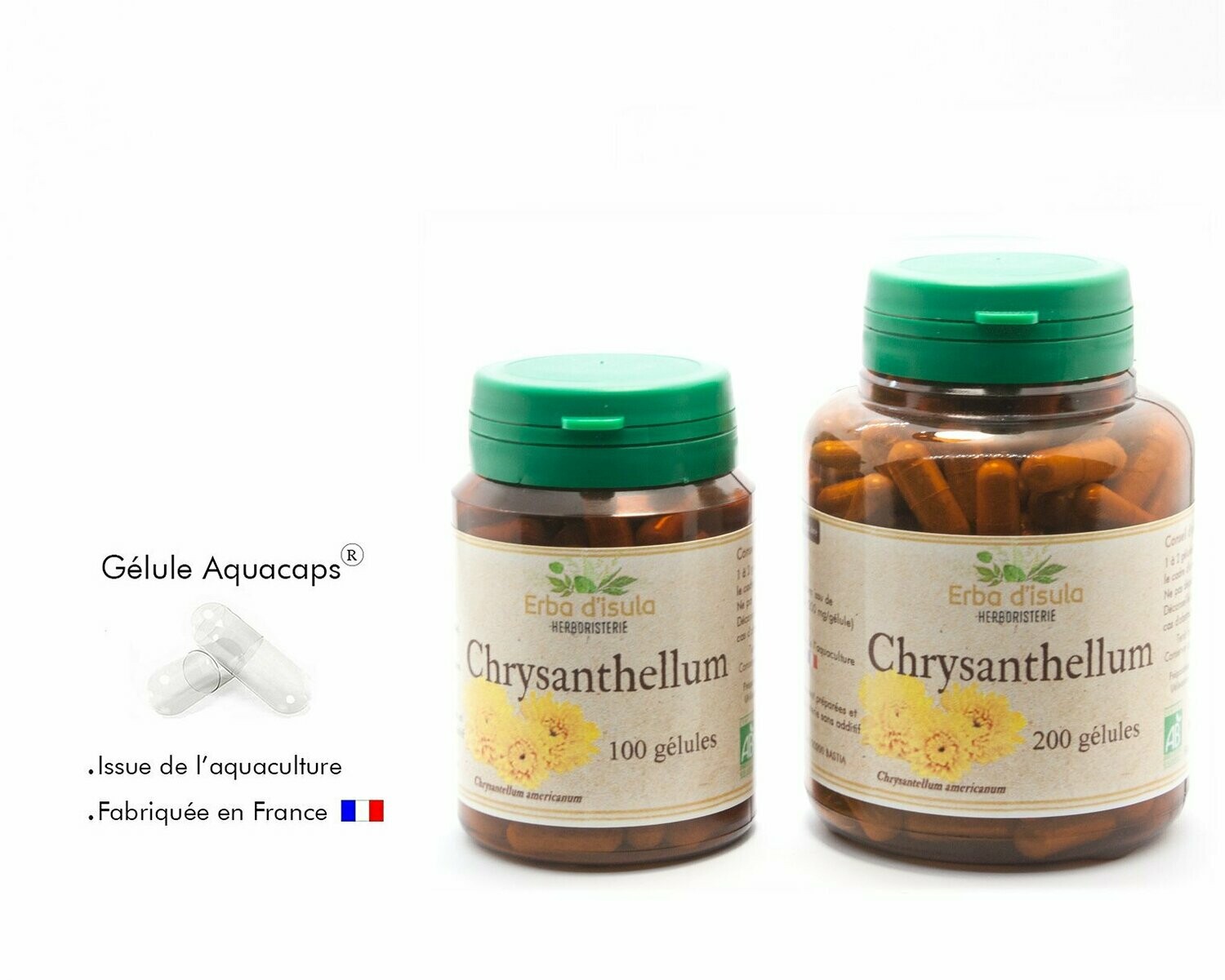 Chrysanthellum, Votre choix: Flacon de 100 gélules