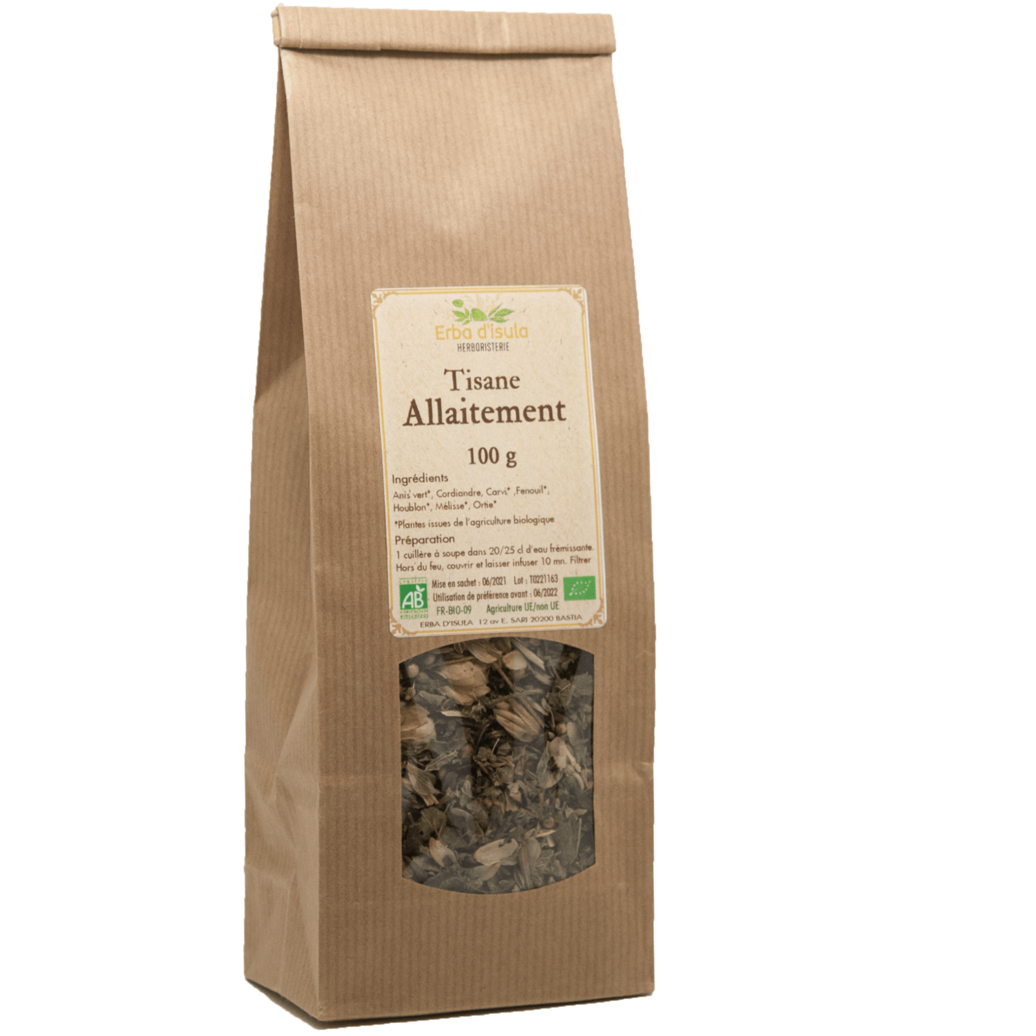 Tisane Allaitement, Votre choix: Sachet vrac 50 g