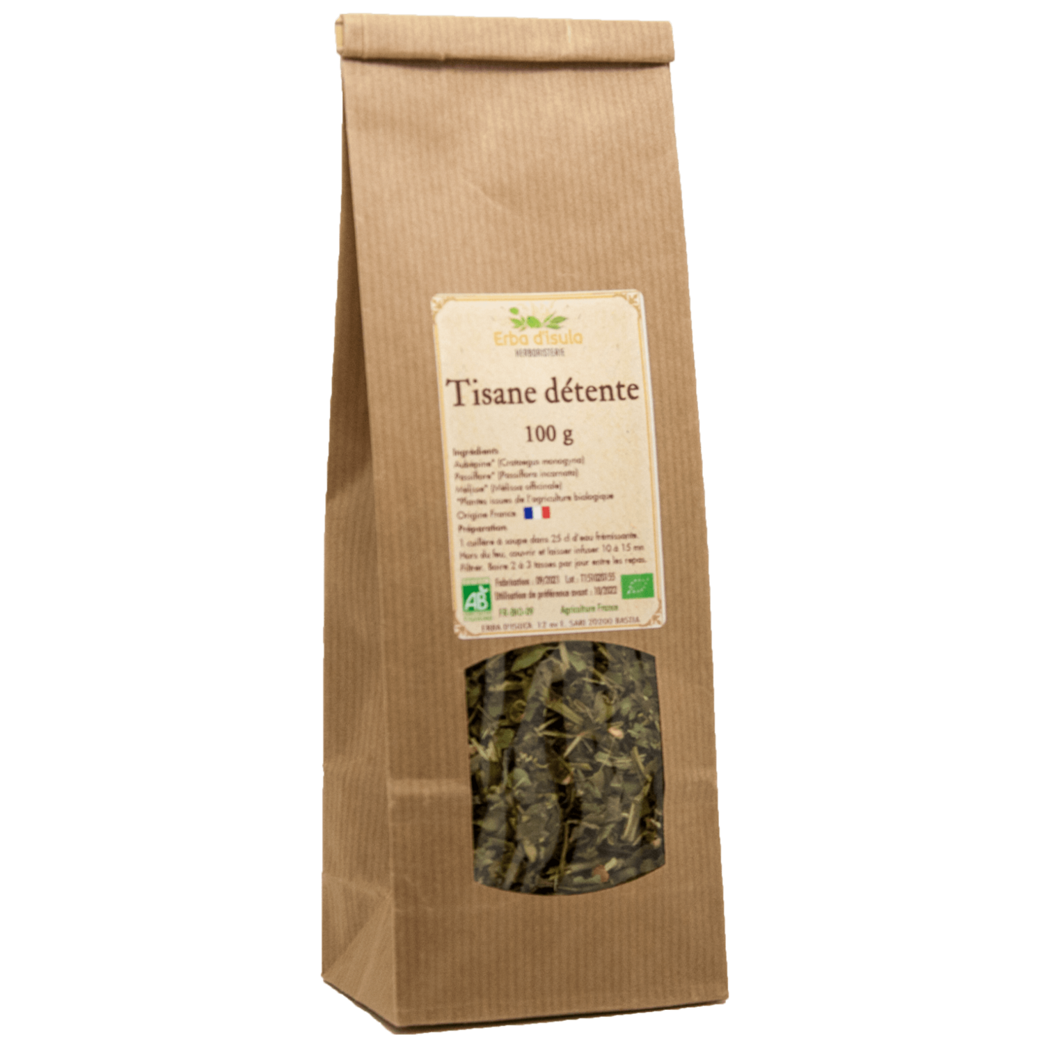 Tisane Détente, Votre choix: Sachet vrac 50 g