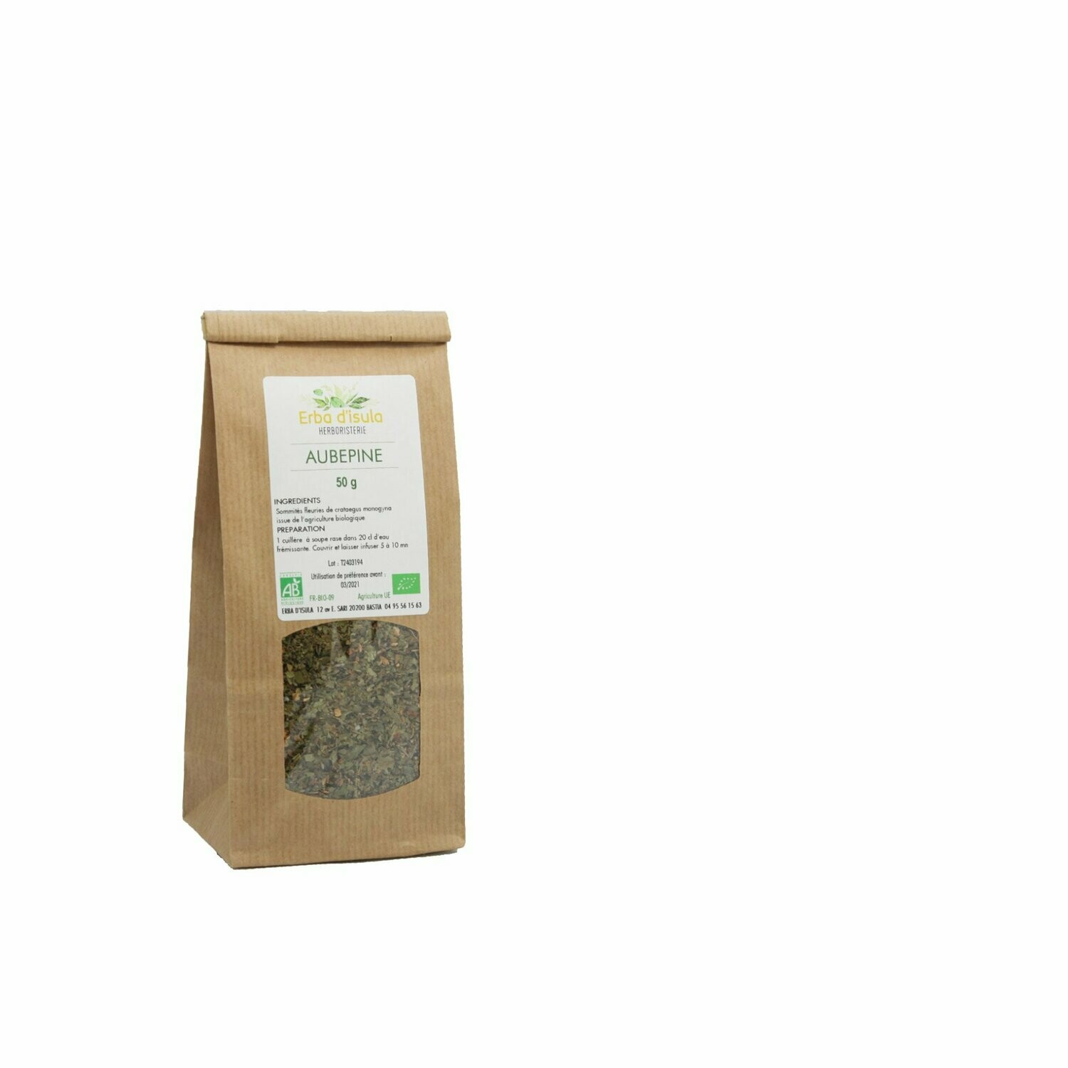Tisane de Ronce Sachet de tisane de Ronce bio, herboristerie Erba d’isula