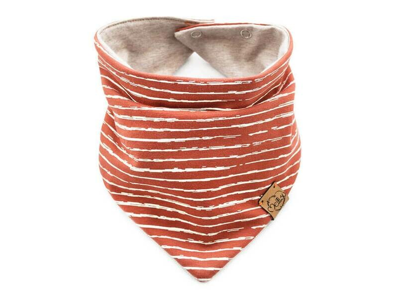 Halstuch | Streifen rost Halstuch | Streifen rost