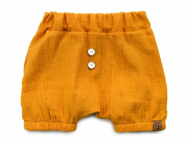 Shorts | Musselin | sonnengelb