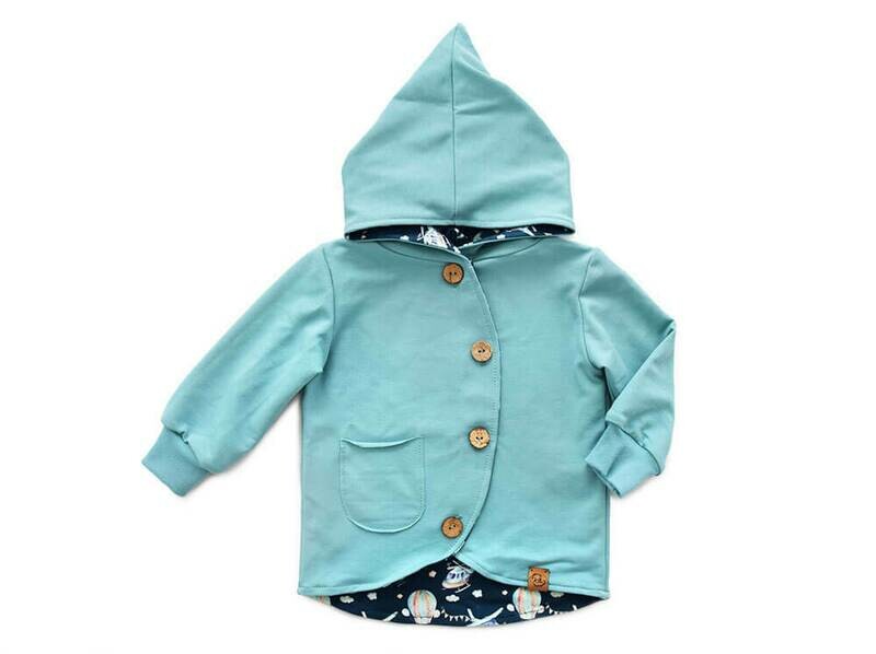 Sweatjacke | türkis