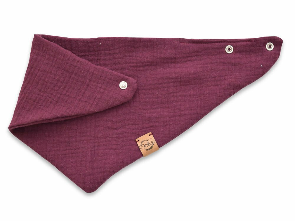 Halstuch | Musselin | dunkles beere