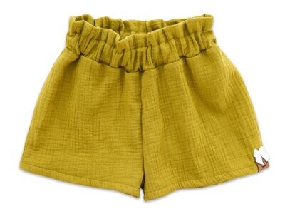 Paperbag Shorts | Musselin | kiwi