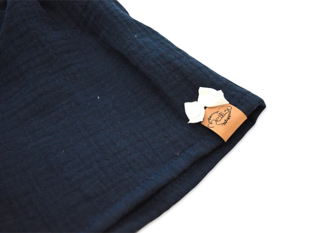 Paperbag Shorts | Musselin | marine