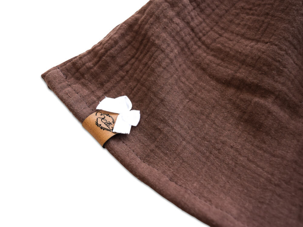 Paperbag Rock | Musselin | schokobraun