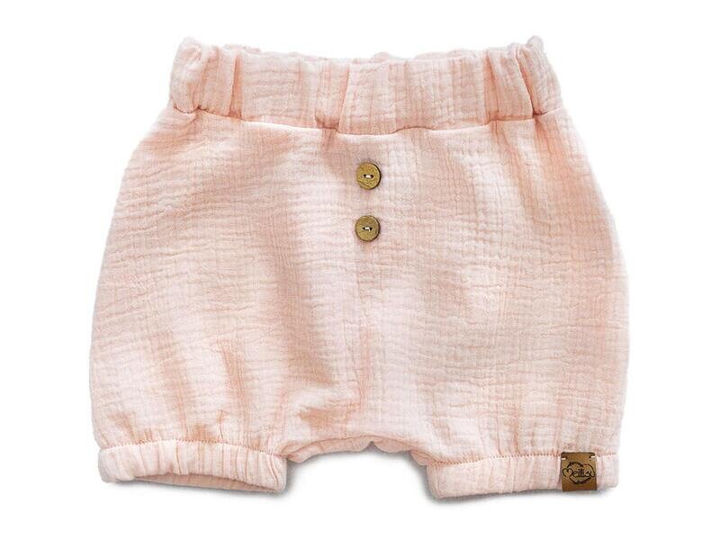Shorts | Musselin | heller Pfirsich