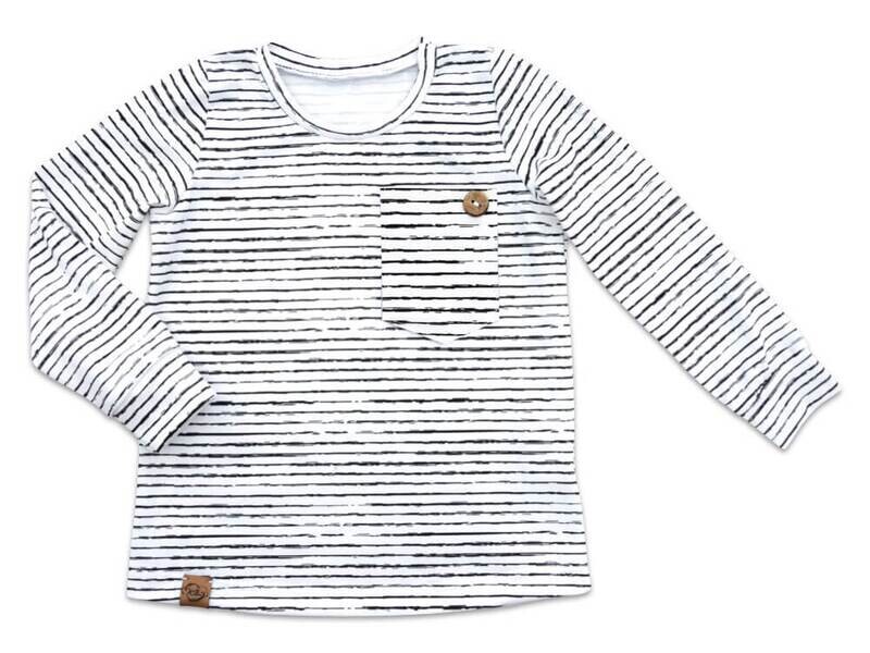 Langarmshirt | Streifen black & white Langarmshirt | Streifen black & white