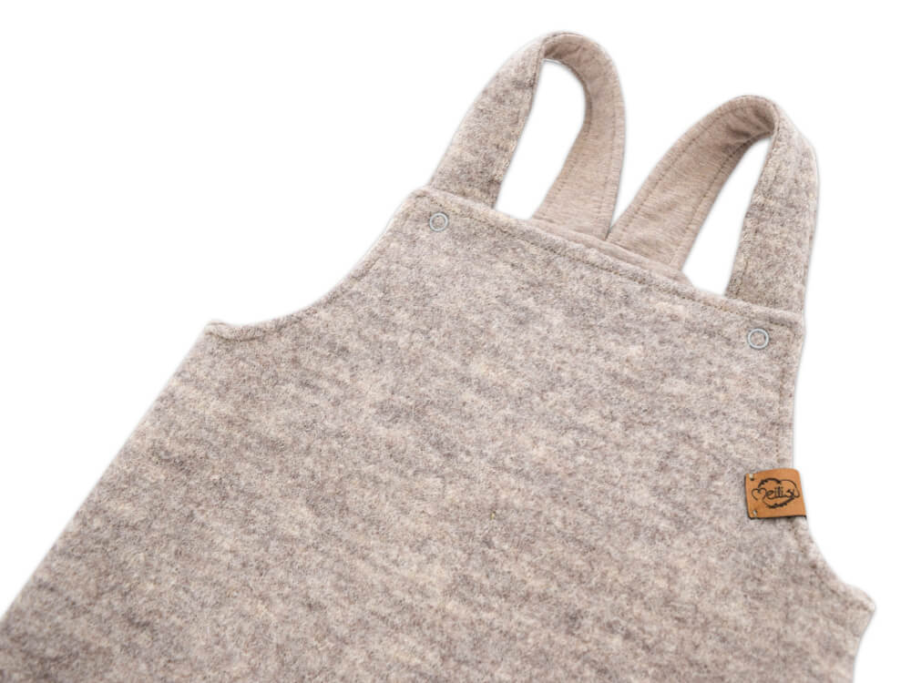 Walklatzhose | beige meliert