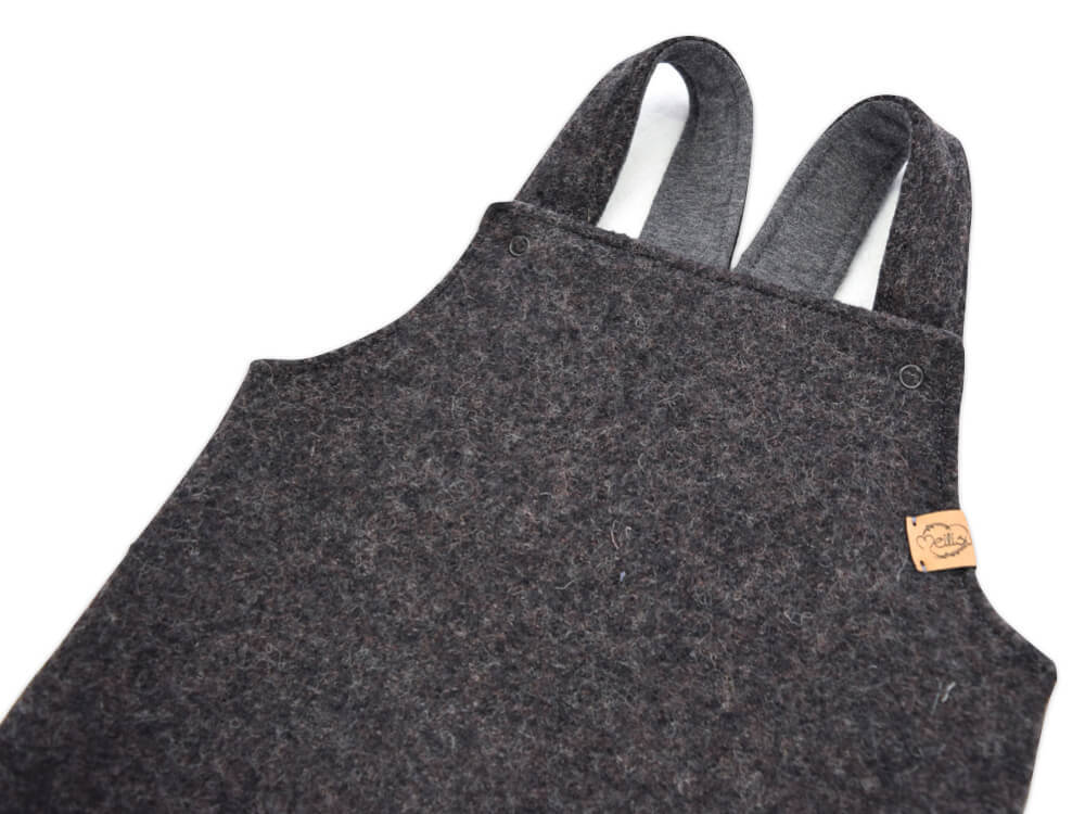 Walklatzhose | schwarz meliert