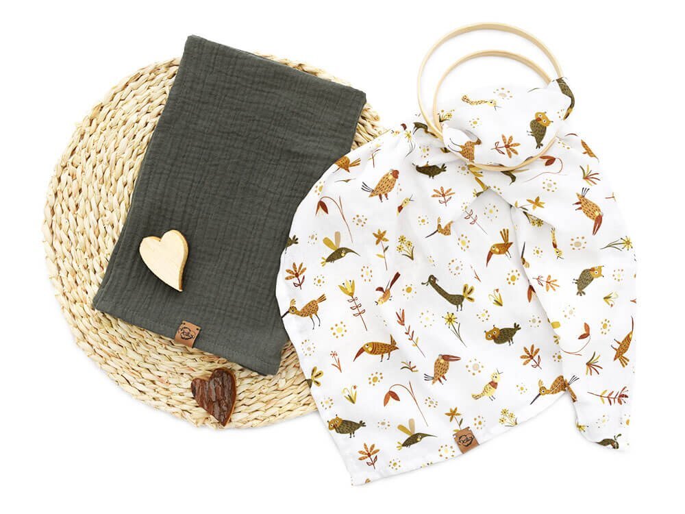 Set | Spucktuch | Crazy Bird & khaki