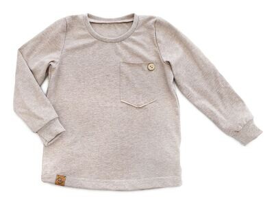 Langarmshirt | beige