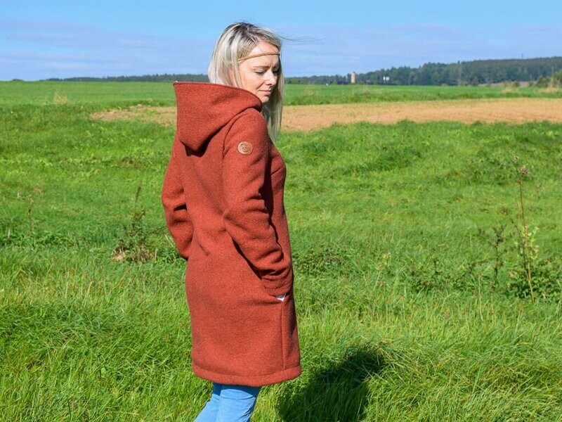 Walkmantel | Damen | rost