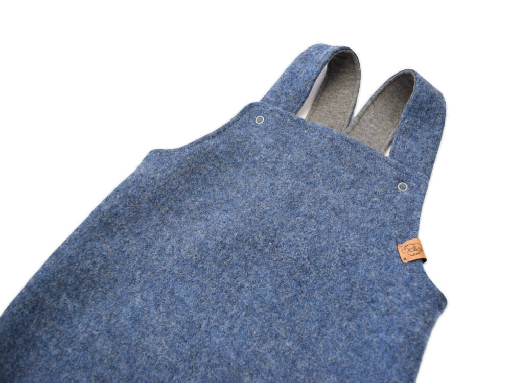 Walklatzhose | jeansblau meliert