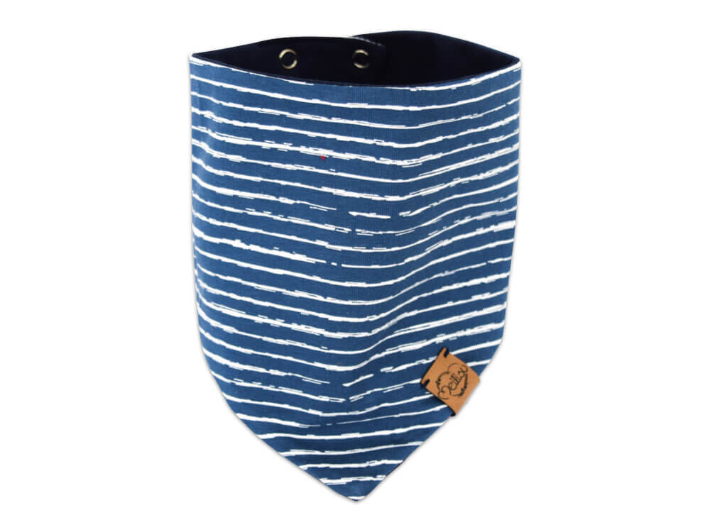 Halstuch | Streifen blau
