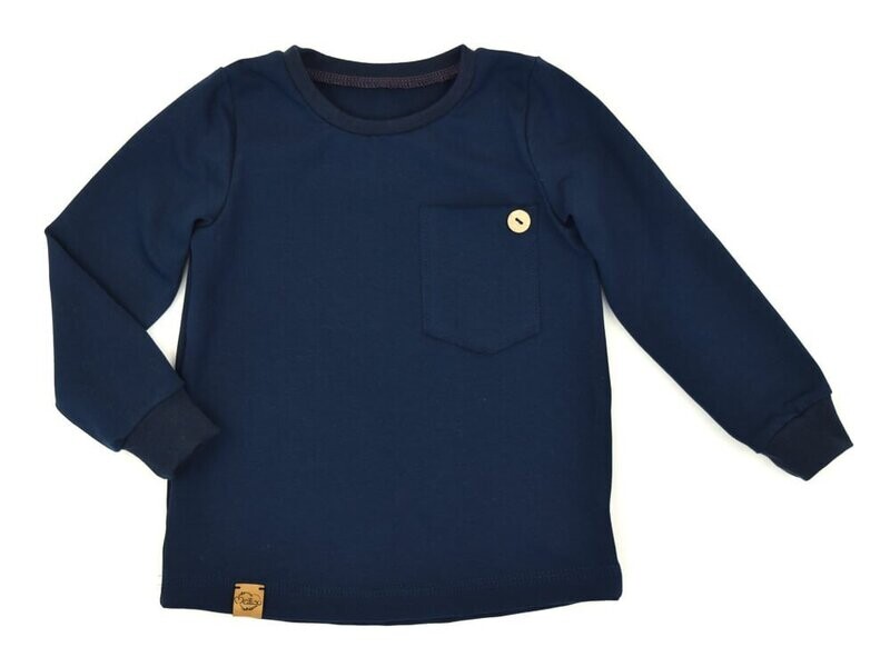 Langarmshirt | marine