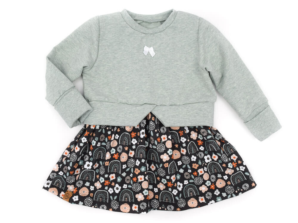 Girly Sweater | blumiger Regenbogen