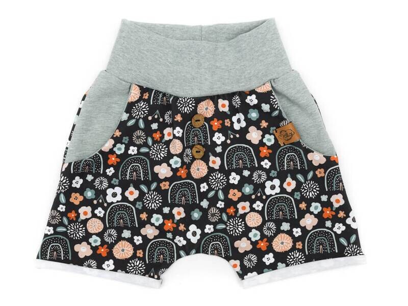 Shorts | blumiger Regenbogen