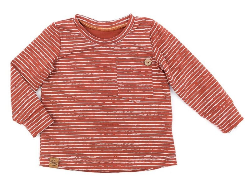 Langarmshirt | Streifen rost Langarmshirt | Streifen rost