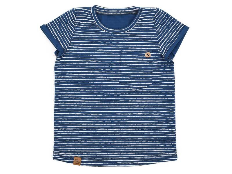 T-Shirt | Streifen blau