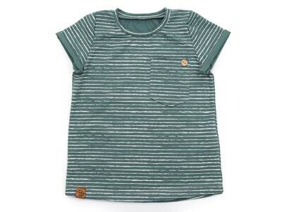 T-Shirt | Streifen mint