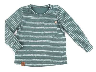 Langarmshirt | Streifen mint