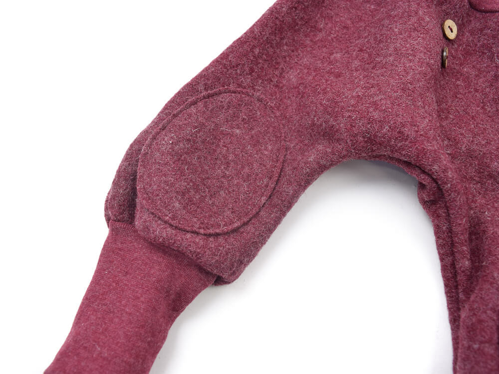 Walkhose | bordeaux meliert