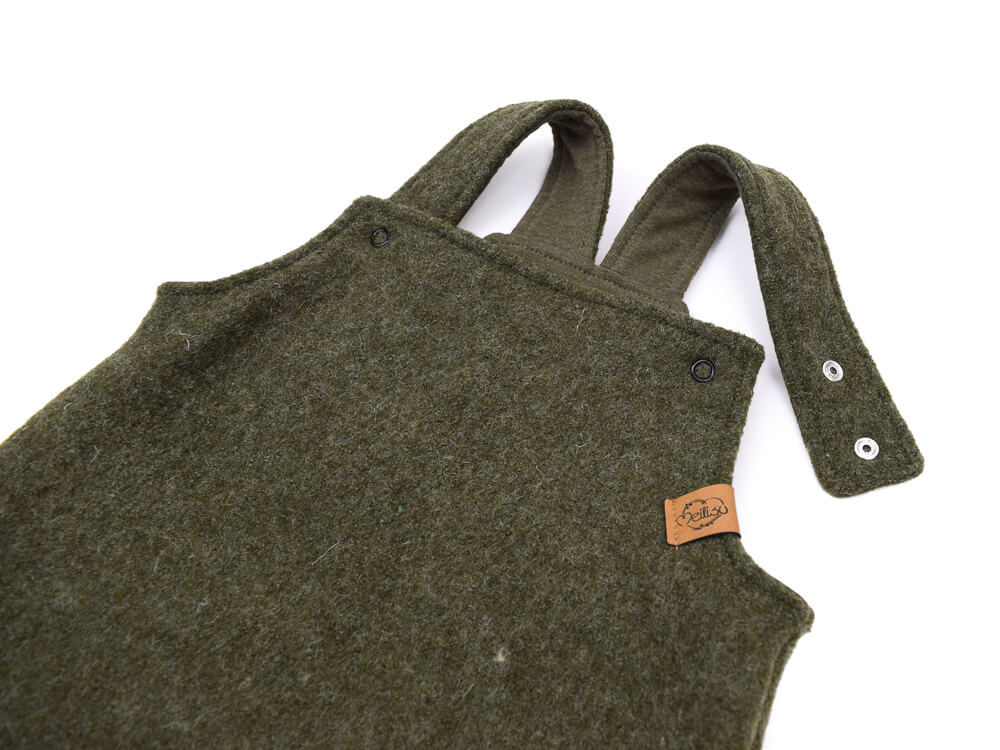 Walklatzhose | khaki meliert