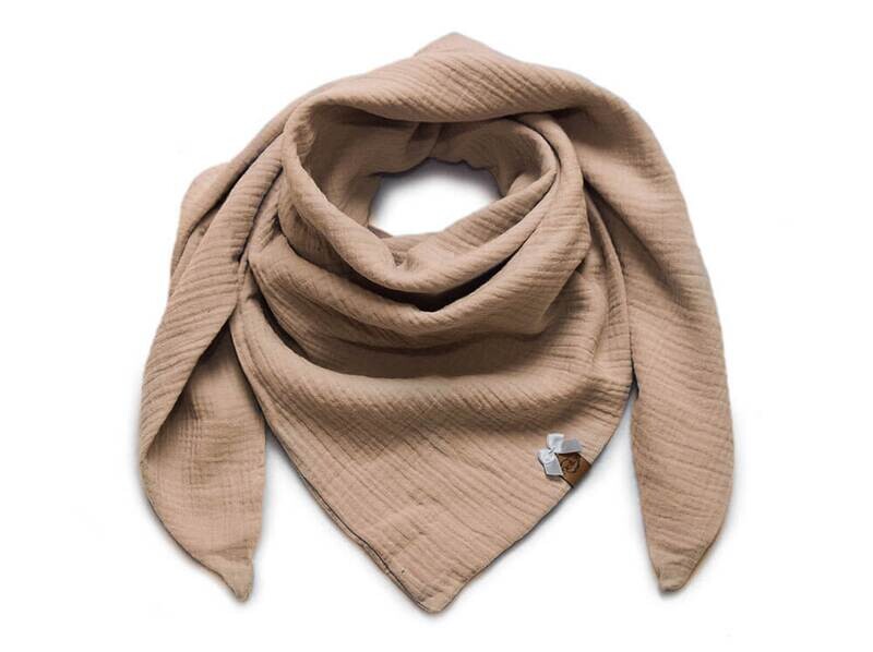 Dreieckstuch Damen | Musselin | sand