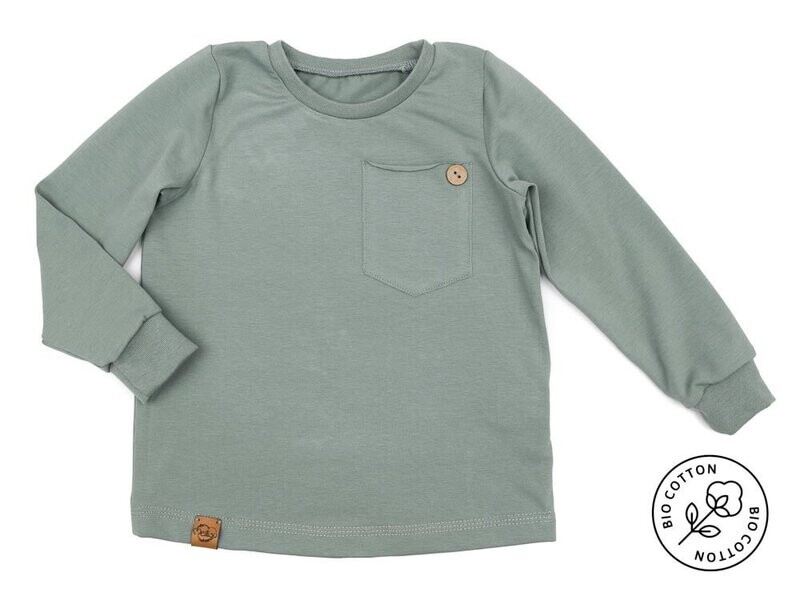 BIO Langarmshirt | dusty mint